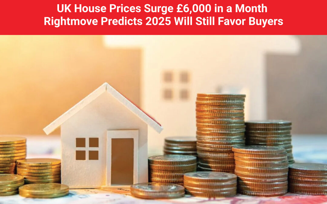 UK House Prices Surge £6,000 in a Month – Rightmove Predicts 2025 Will Still Favor Buyers