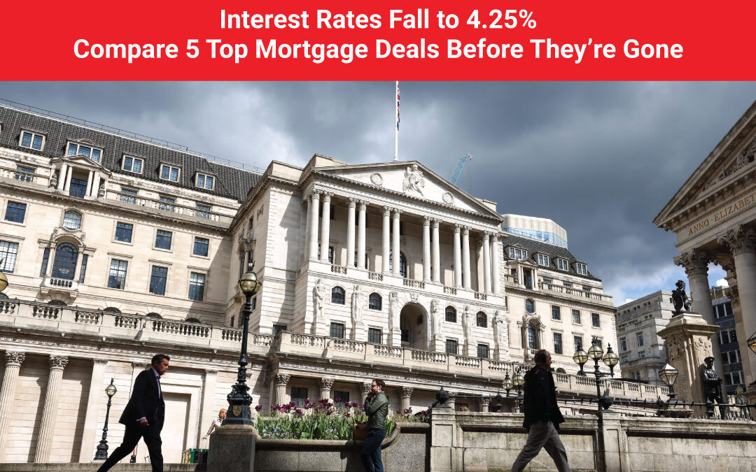 UK homeowners exploring lower mortgage rates after Bank of England interest rate cut in 2025.