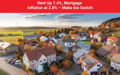 Rent Up 7.4%, Mortgage Inflation at 2.8% – Make the Switch