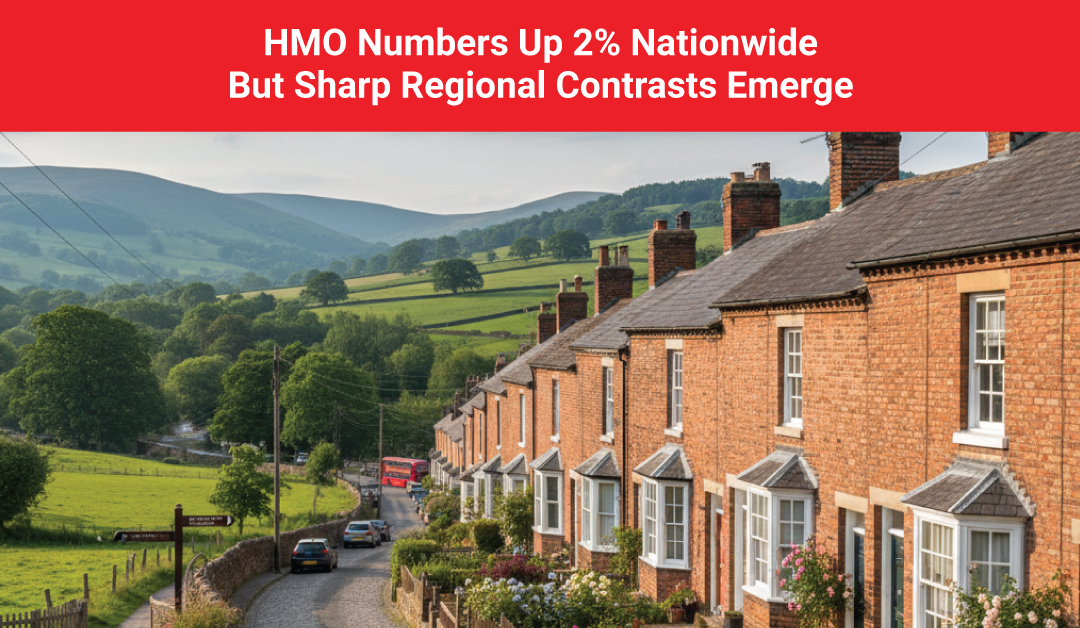 Growth in HMOs across England showing strong regional contrasts