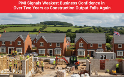 PMI Signals Weakest Business Confidence in Over Two Years as Construction Output Falls Again