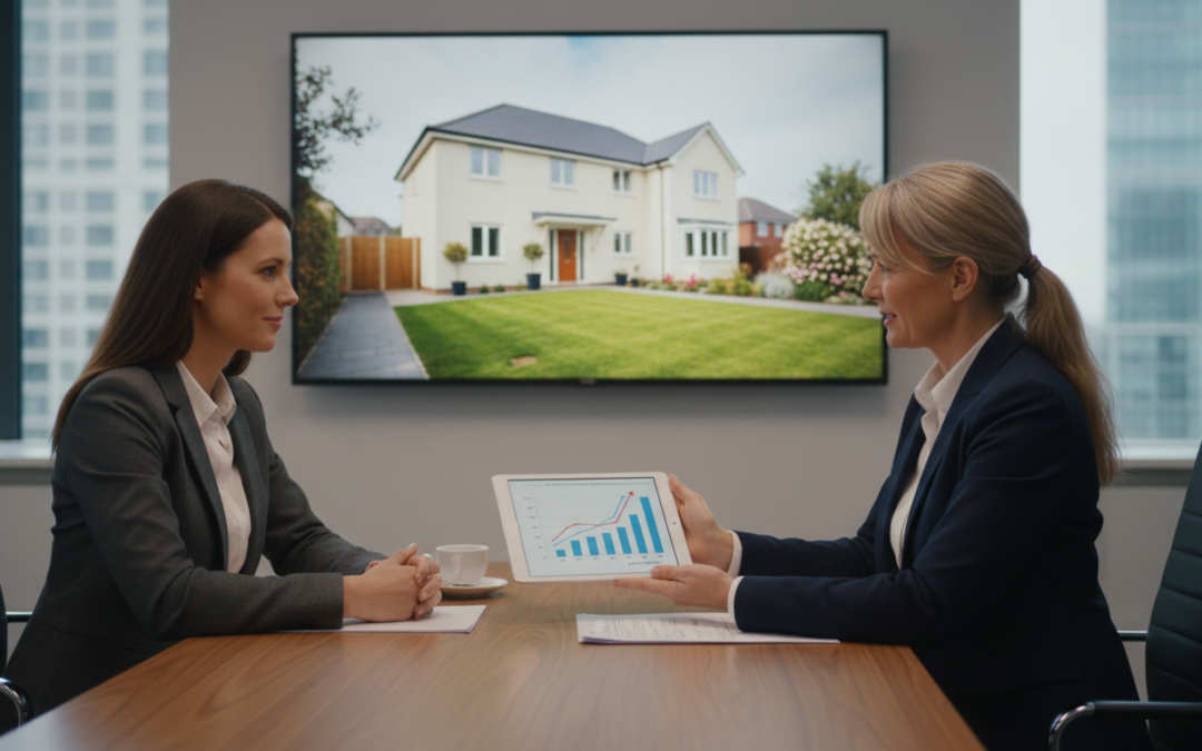 Stressed borrower reviewing rising mortgage rates